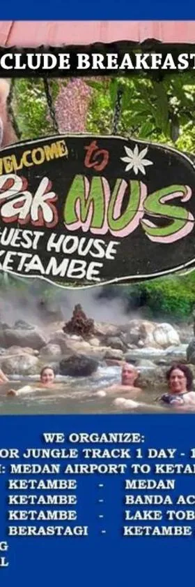 Pak Mus Guest House Ketambe - 0813-7072-1793，位于Kutacane的酒店
