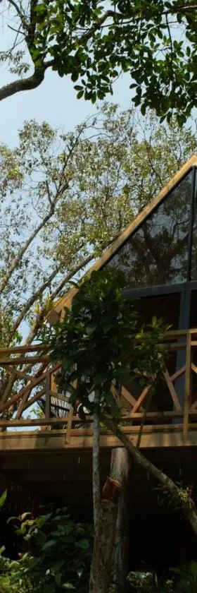 RíoBosque Cabañas de lujo frente al rio desayuno incluido san carlos antioquia，位于San Carlos的酒店