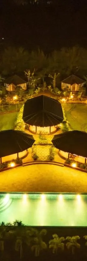 The parijat cottages，位于丹德利的酒店