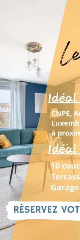 Duplex 5 chambres à la frontière luxembourgeoise，位于Volmerange-les-Mines的酒店