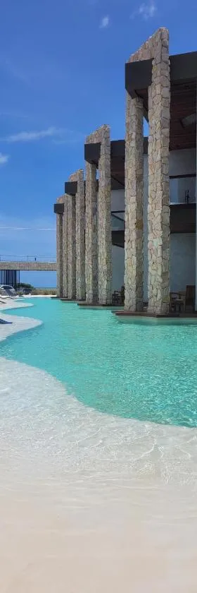 Villa de casas a beira mar piscina praia，位于阿拉卡茹的酒店