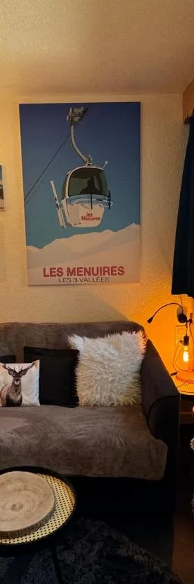 Les Menuires centre! Chaleureux studio sur les pistes!，位于里蒙纽耶的酒店