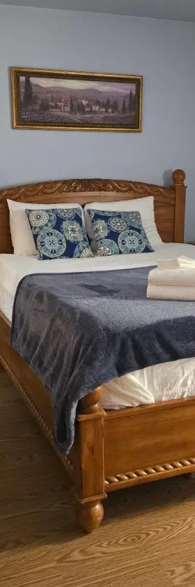 Entire 2-bedroom, 2 bath home with parking and newly renovated floors，位于坎顿的酒店