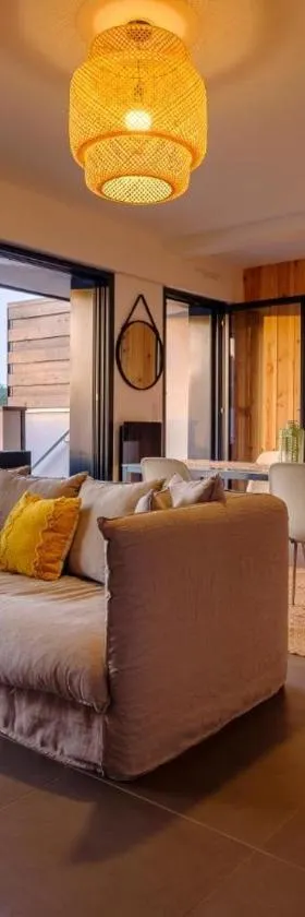 Charmant appartement au Cap Ferret vue bassin d Arcachon，位于卡普费雷的酒店