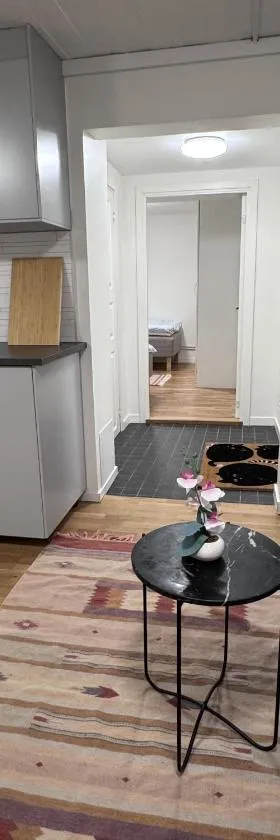 Entire Apartment 50 sqm Modern & Free Parking，位于于默奥的酒店