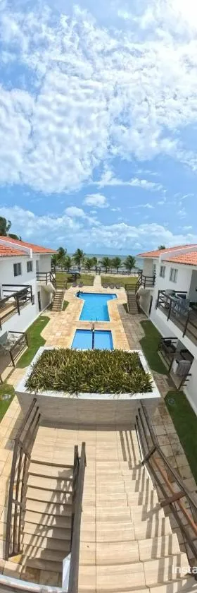 Apartamento Pé na areia no condomínio Manga Verde，位于伊塔马拉卡的酒店