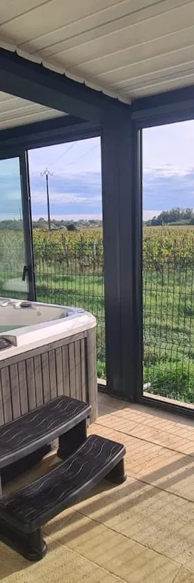 Gîte au coeur des vignes, jacuzzi et sauna privés，位于Pujols-sur-Ciron的酒店