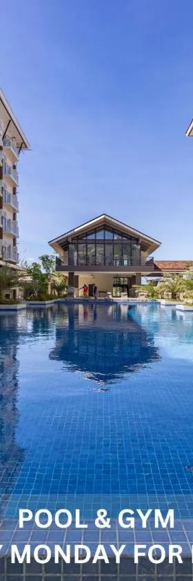 617A Condotel Near Airport &Mall with Pool,Gym,Netflix，位于Mactan Cebu International的酒店