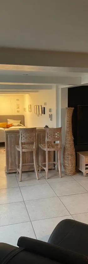 Large cozy living room with bedroom, bathroom，位于斯劳厄尔瑟的酒店