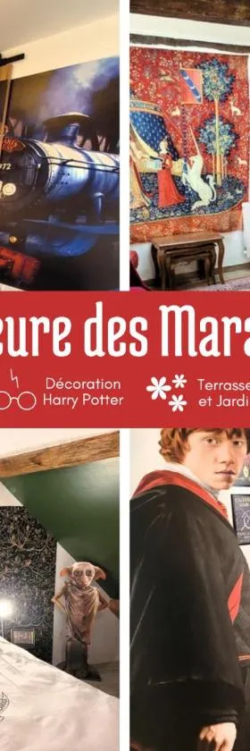 La demeure des maraudeurs -10min Disney-Jardin & BBQ，位于Villiers-sur-Morin的酒店