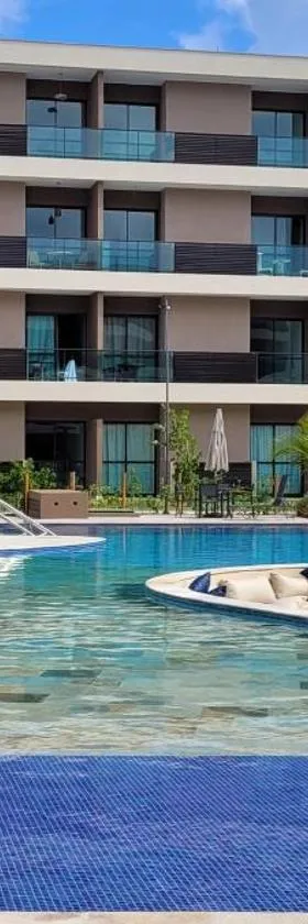 Flat Malia Beach Studio Porto de Galinhas Muro Alto - Nalu 112 By Paty，位于伊波茹卡的酒店
