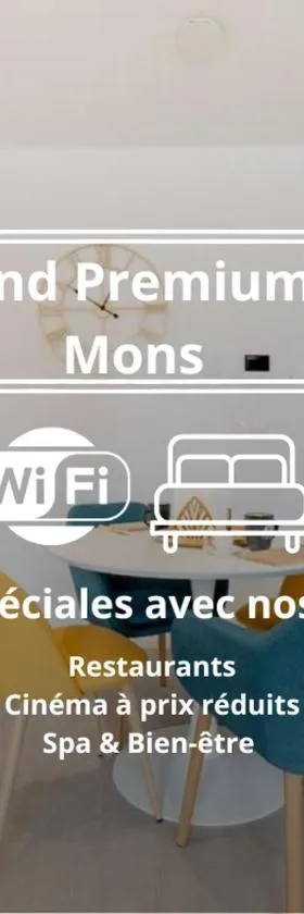 Cosy and Premium Stay Mons，位于蒙斯的酒店