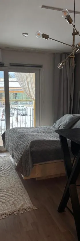 Modern studio apartment near the station，位于耶尔文佩的酒店