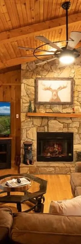 Cozy ‘Grey Fox’ Cabin Between Boone & Blowing Rock，位于布洛英罗克山的酒店