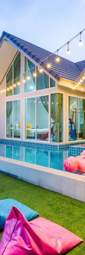 M4 Billion Pool Villa Cha-am，位于七岩的酒店