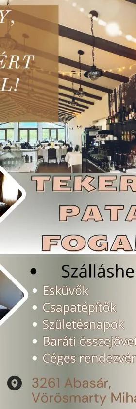 Tekeres-patak Fogadó，位于Abasár的酒店