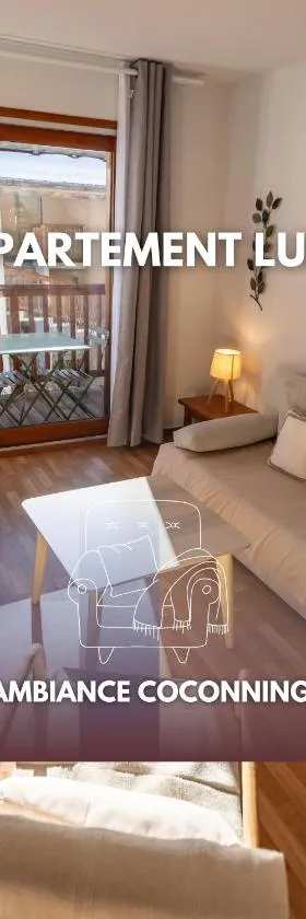 Bel appartement 6pers lumineux - Arvieux - Parc naturel du Queyras，位于阿尔维厄的酒店