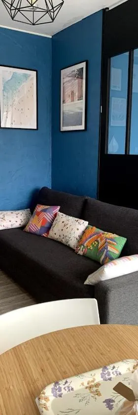 Grand Studio avec Balcon au pied de la Plage Clim Wifi，位于圣普里安海滩的酒店