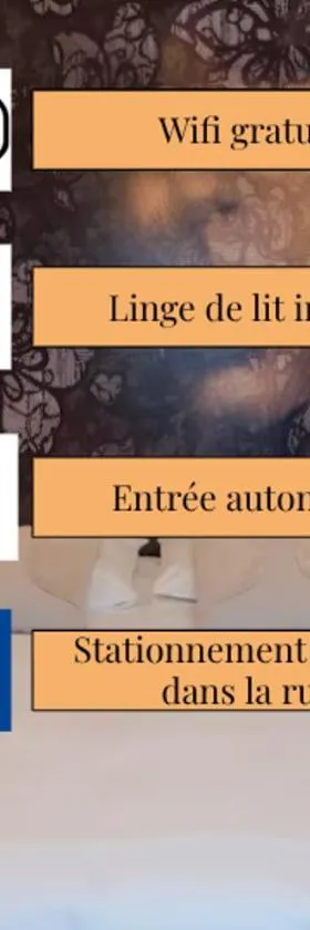 L'improbable raffiné, élégant et chaleureux，位于Les Hauts-Saint-Jean的酒店