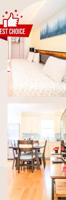 41 - 3BR Quincy - Lovely Townhouse near Adams，位于昆西的酒店