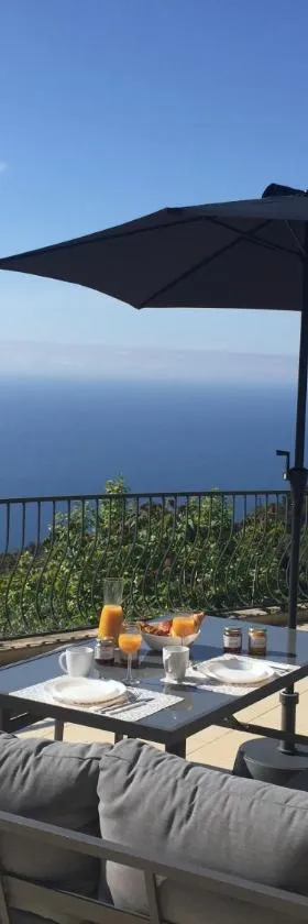 Appartement Eze Village proche Monaco fabuleuse vue mer et vieux village，位于艾日的酒店