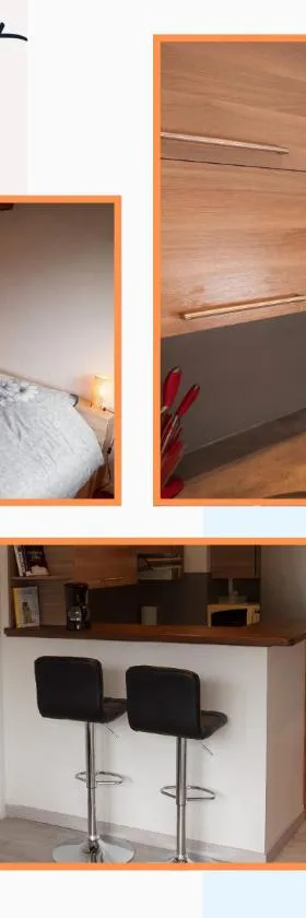 Le T2 Douillet d'Uriage - Résidence Le Louvre - Uriage- Proche Chamrousse - Jusqu'à 3 personnes - Cure thermale - Montagnes et lacs，位于Vaulnaveys-le-Haut的酒店