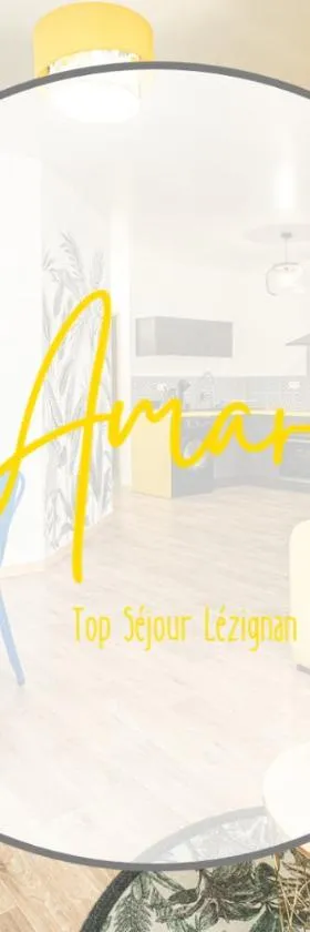L'Amarillo Clim Wifi Centre ville 4 pers，位于莱齐尼昂科尔比埃的酒店