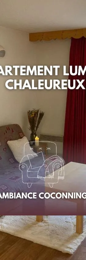 Bel Appartement lumineux au coeur de la station de Vars，位于瓦尔的酒店