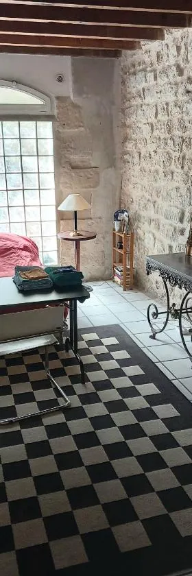 Charmant loft dans maison ancienne，位于塞纳河畔卡里耶尔的酒店