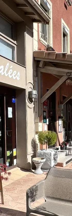Logis Hôtel Restaurant Azalées，位于罗纳河畔的图尔农的酒店