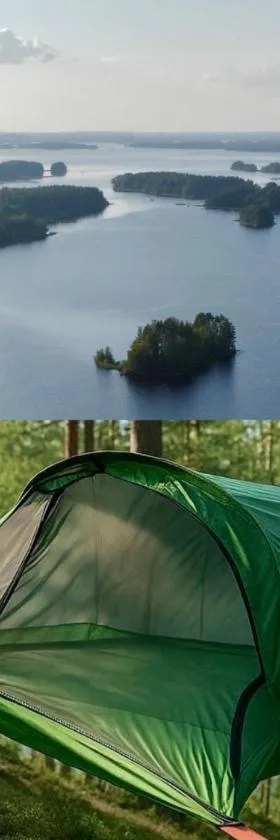 Alaska Tree Tents Linnansaari，位于萨翁林纳的酒店