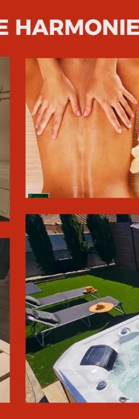 AMOUR - Gîte Luxe 4 étoiles -Douce Harmonie Massages & SPA 5 places -Cocon Discret Insolite sans vis à vis en toute sérénité - 5 min Carcassonne，位于Villemoustaussou的酒店