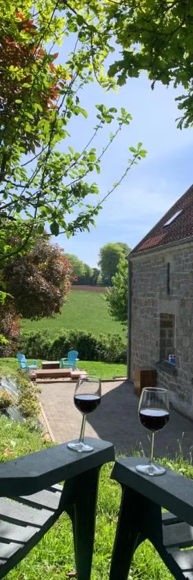 Gîte des Pommiers avec terrain de pétanque，位于Le Fresne-Poret的酒店