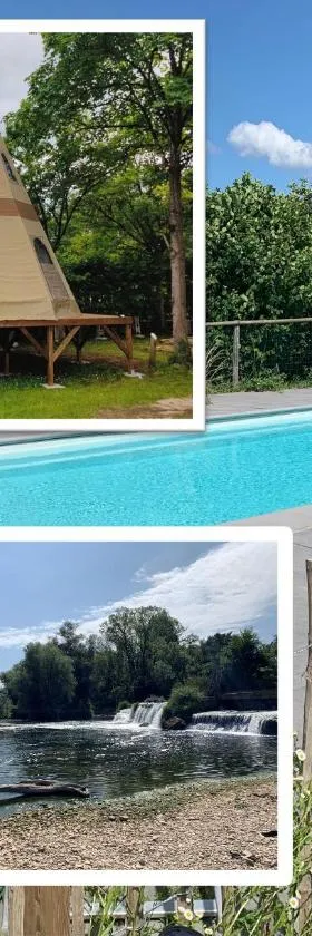 Lodge Tipi, L'Indienne，位于阿克和瑟南的酒店