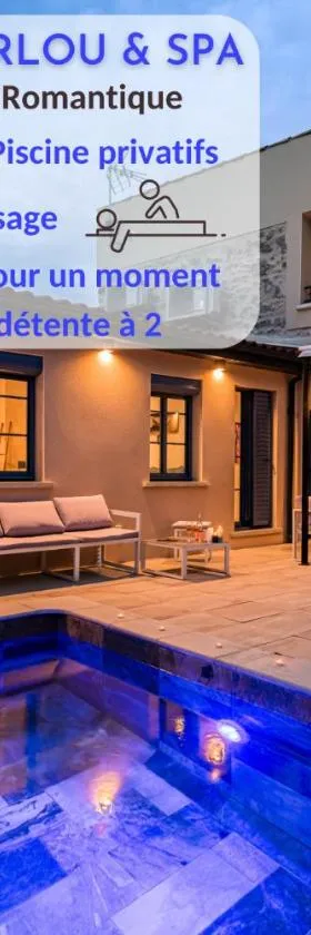 Le Patio d'Arlou & Spa - Relaxant et romantique，位于Fabrezan的酒店