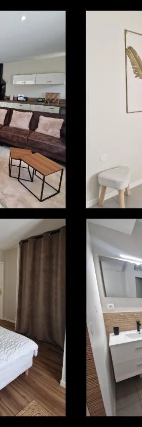 Appartement avec extérieur pour 3 à 4 personnes，位于Velanne的酒店