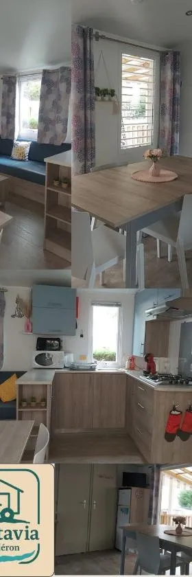 MyOctavia au sein d'un camping 5 Etoiles，位于奥雷龙圣乔治的酒店