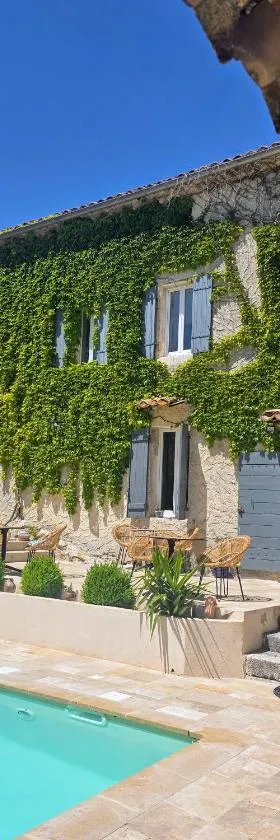 L'uzanges，位于Lussan的酒店