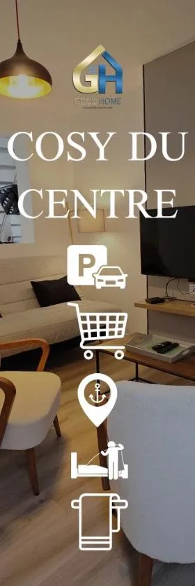 Le Cosy du Centre - Proche plage et Port，位于菲利普大堡的酒店