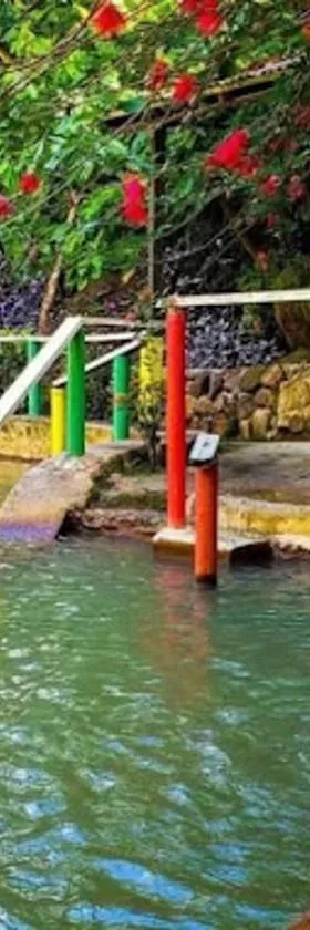 Tia's Bamboo Cottages Restaurant, Bar & Sulphur Spa，位于罗索的酒店