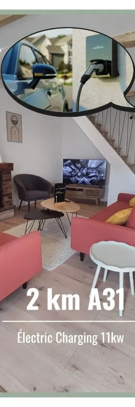 Maison avec borne de recharge N2，位于Rolampont的酒店
