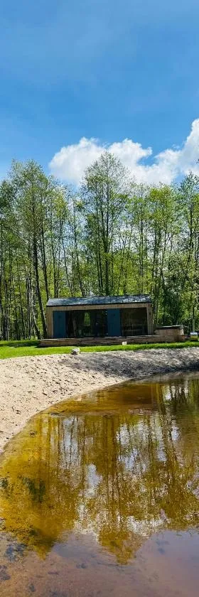 Dubinga River Valley House & SPA - FREE sauna，位于Kabakelis的酒店