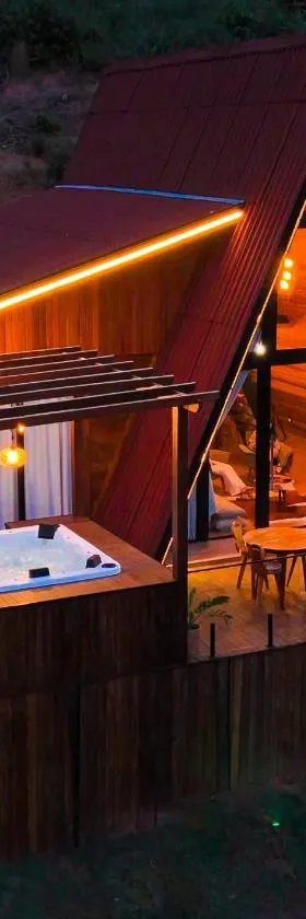 Cabana Meu Chalé em Santa Teresa a 8 km do Centro，位于圣特雷莎的酒店