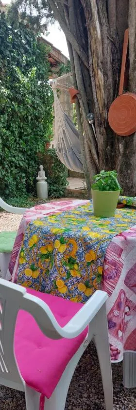 La Campagne de Lili - Chambre et Cuisine sur Terrasse privée，位于Ongles的酒店