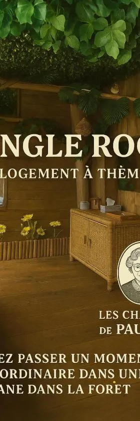 Les Chambres de Paulette à Theme LA JUNGLE ROOM，位于海滨圣玛丽的酒店