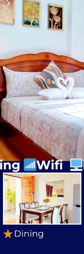 Retreat to a Stylish Flat w/ Balcony + Garden View，位于Liloan的酒店