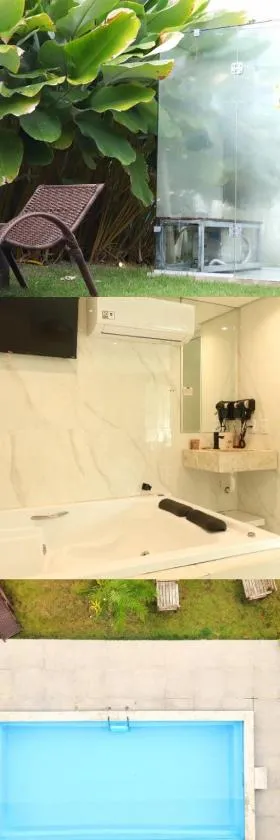 Pousada Lírios do Campo Hidromassagem - Sauna-Ar condicionado - Piscina - salão de jogos - 200 metros da praia Jabaquara Parcelamos 4 x sem juros，位于帕拉蒂的酒店