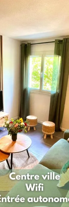 " Souffle Vert " Wifi - TV - 4 personnes，位于米雷的酒店