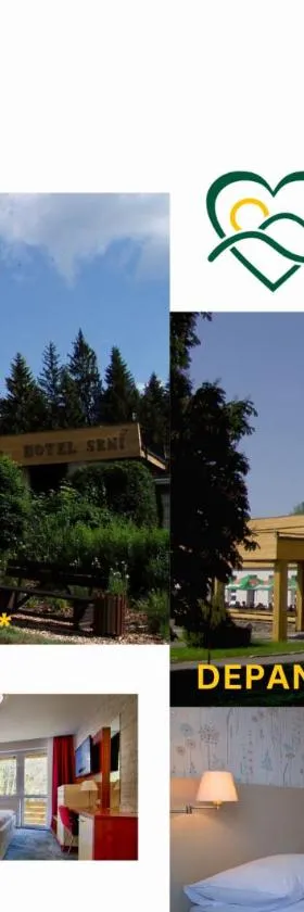 Hotel Srní a Depandance，位于斯尼的酒店