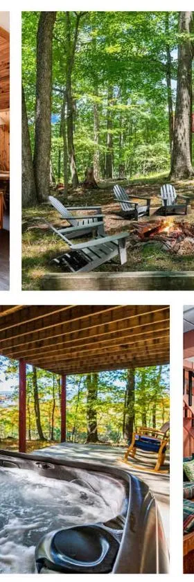 Hot Tub, Large Deck, WiFi, Fire Pit at Chalet Cabin，位于Morton Grove的酒店